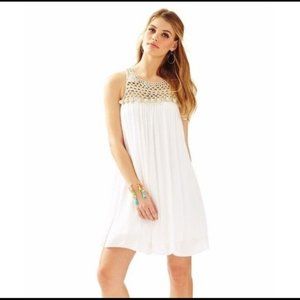 Lilly Pulitzer Rachelle Dress Resort White Medium NWT